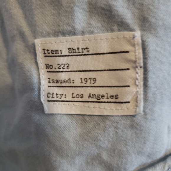 Adam Levine Blue Jean Button Down - Picture 2 of 5